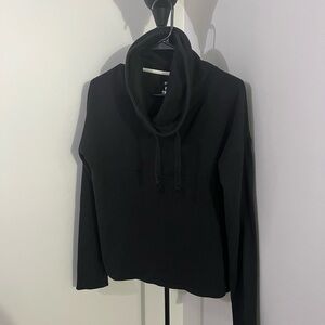 SO Black Cowl Neck Sweater